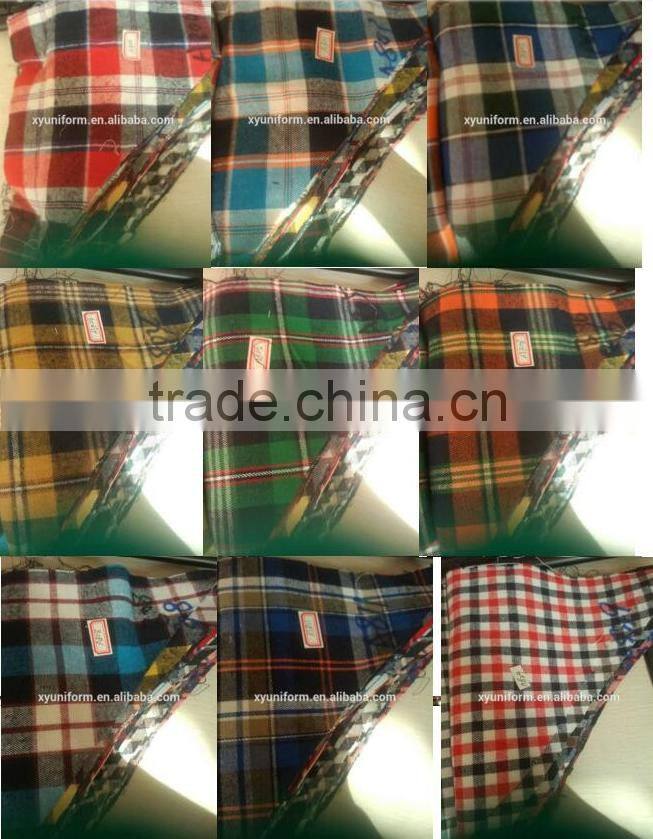 100% Cotton Casual Shirt With top quality Cotton plaid flannel Jacket Egyptian Cotton Long Sleeve Shirt
