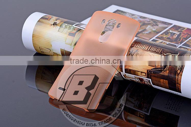 Ultra High Quality PP Frosted Transparent Phone Case For LG G4 factory price