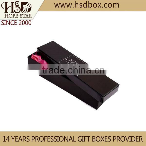 Plain high end folding cardboard box,Hot selling human hair packaging