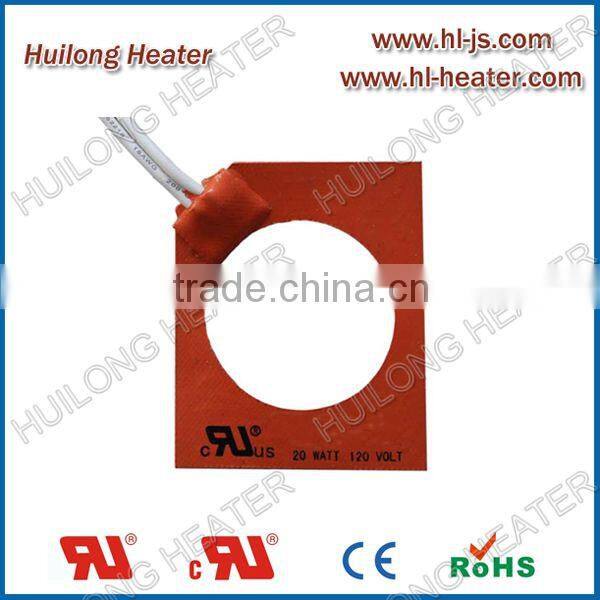 Silicone heater for automatic car washer