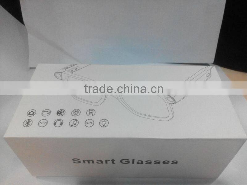 2014 Innovative Smart Glasses with Bluetooth Use When Walking and Driving