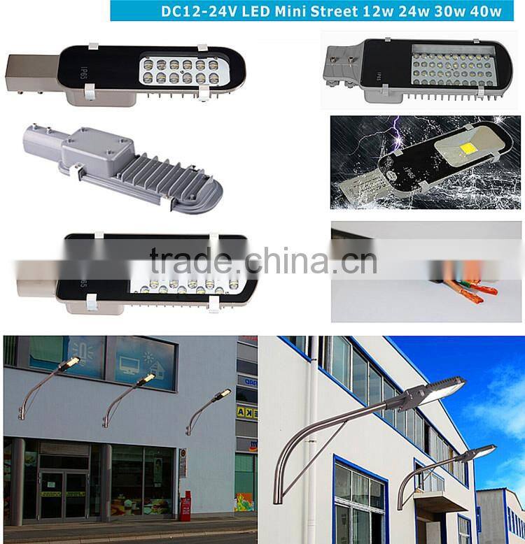Factory Project use DC12V 24V 36V 40w Led Streetlight 12w 24w 30w 40w with CE