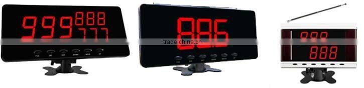 Convenient wireless table buzzer for restaurant