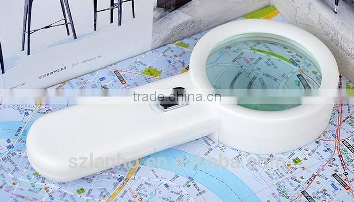 10X LED Illuminated Reading Handheld Magnifying Glass Loupe Lamps Magnifier