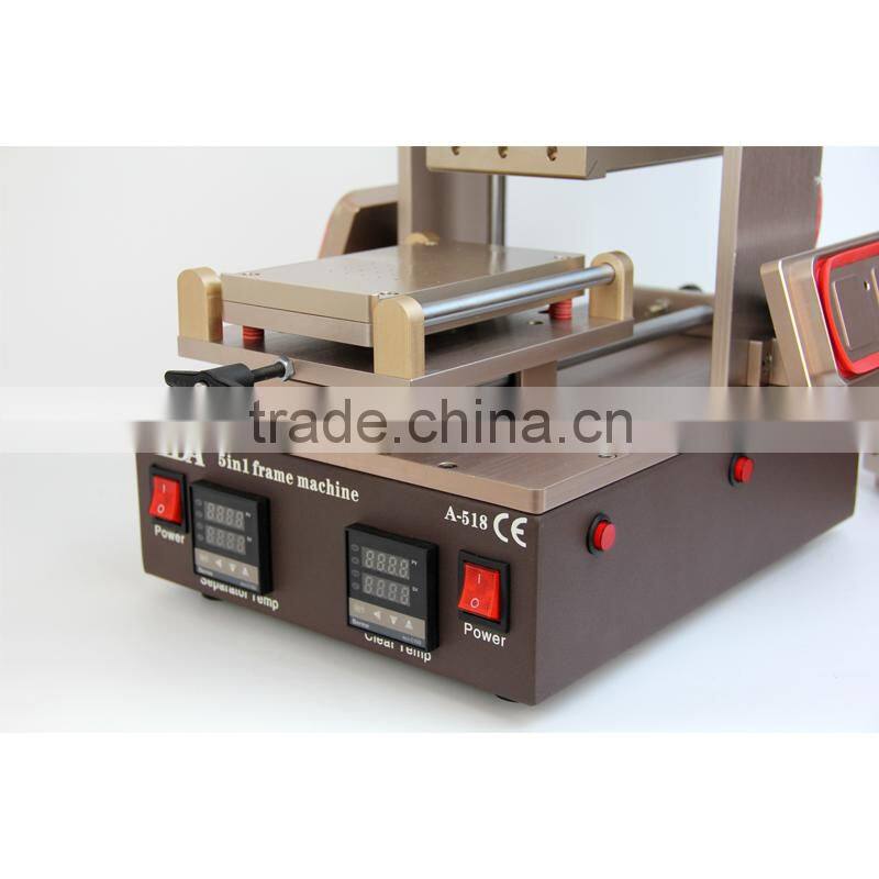 2016 ,5 In 1 Multifunction LCD Refurbish Seperator Machine AIDA A518 ,support for Iphone 4 /5 /6 and 6 plus