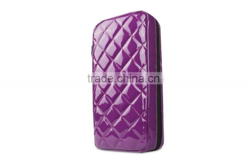 PU leather Fashion BUBM 64 capacity purple personalized CD Case