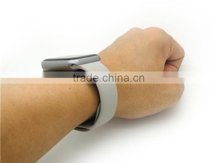 Creative design can custom logo popular silicone colorful watch belt