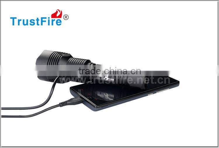 Police flashlight JIE8 novelty flashlight USB charing/discharging led portable light waterproof led flashlight