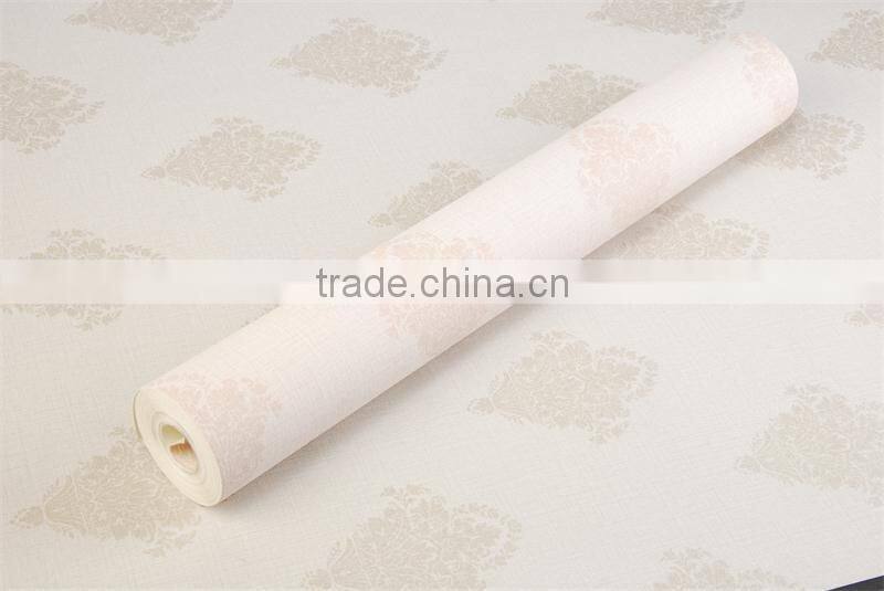 matte wallpaper european style wall paper for home/hotel /commerce/entertaiment