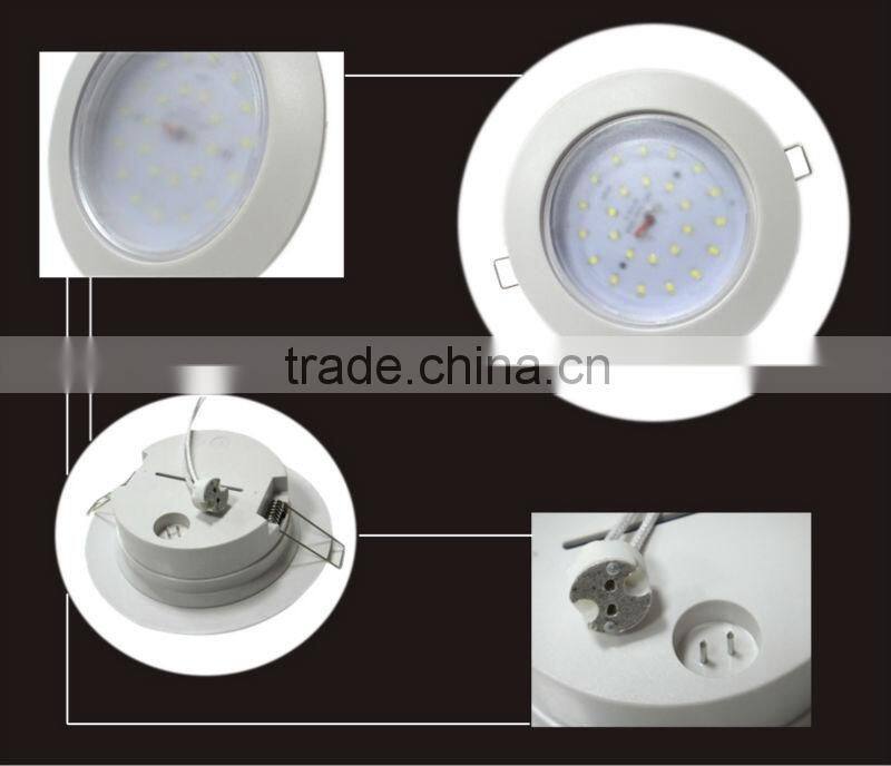 recessed abs 5w led ceiling light for office decoration
