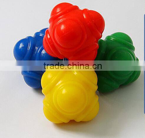 2014 new design 7cm rubber reaction balls for training speed