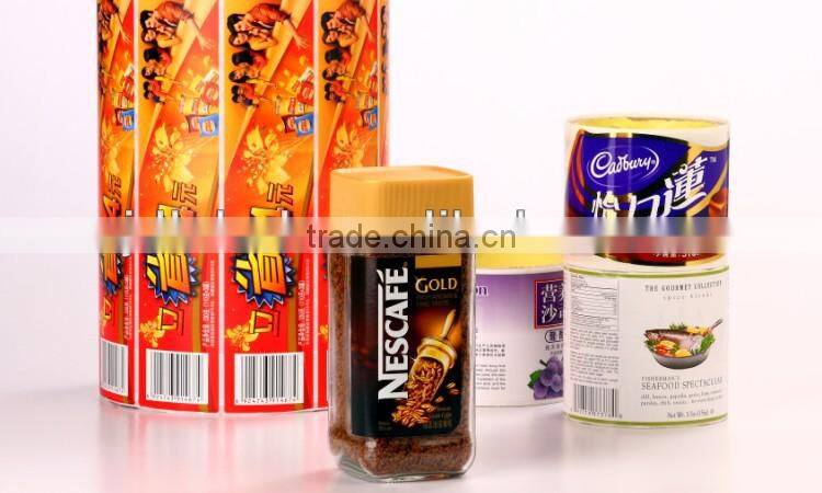 self adhesive roll label PP for food