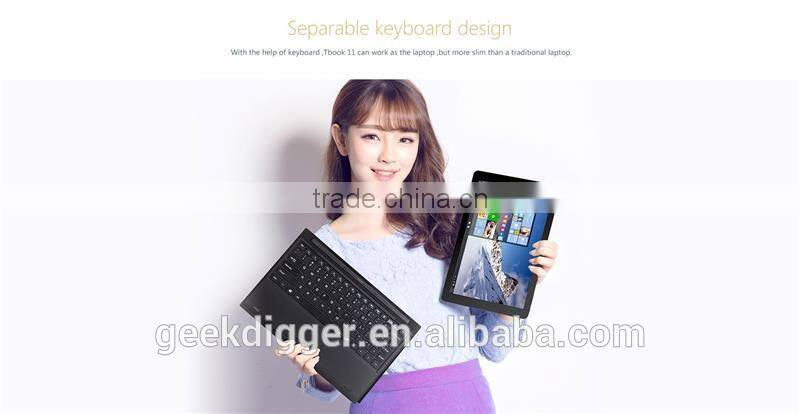 Teclast Tbook 11 2 in 1 Ultrabook Tablet PC-GRAY/10.6 inch Win 10 + Android 5.1 Intel Cherry Trail Z8300 64bit