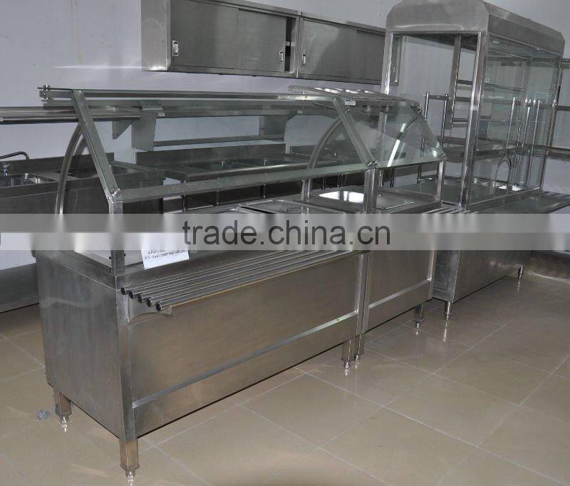 Bain marie with glass cover