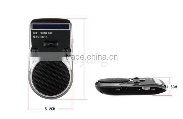 G3 Solar Power Bluetooth Handsfree Car Kit with LCD Screen and Clip