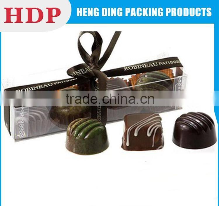 pvc pp pet plastic box packaging design for cake