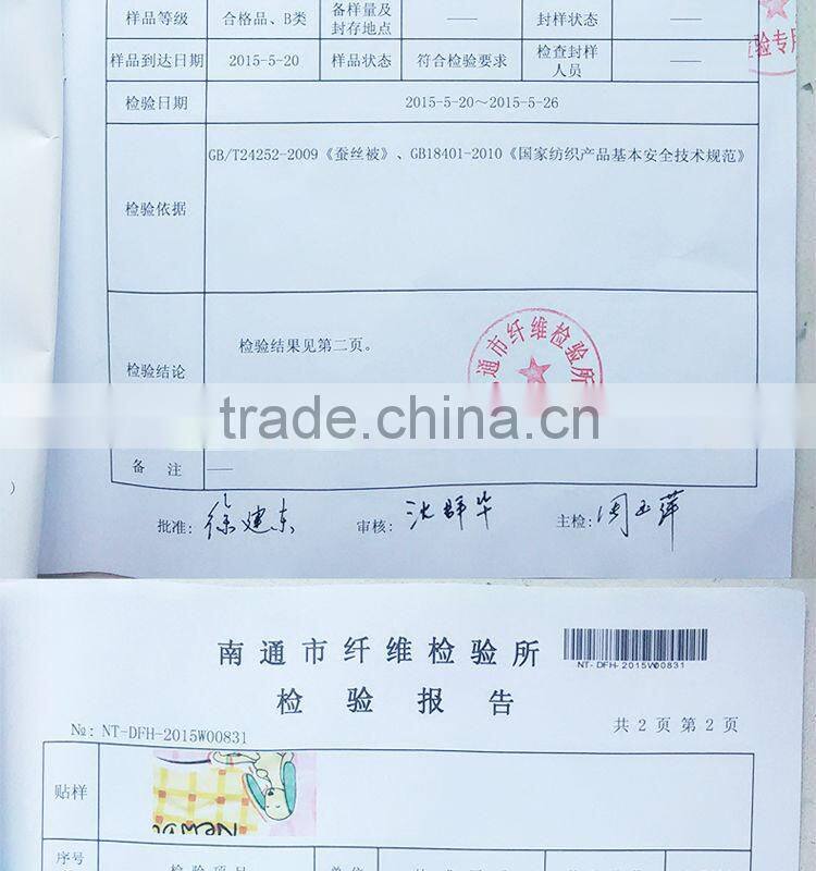 100% cotton baby silk quilt children beding quilt pink color