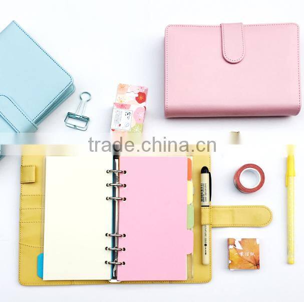 custom leather planner 2017 ring binder