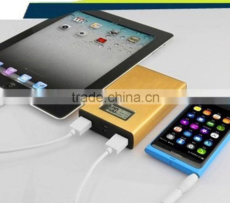 china top ten selling products High Quality Portable Dual USB display screen Mobile For 12000mah Power Bank