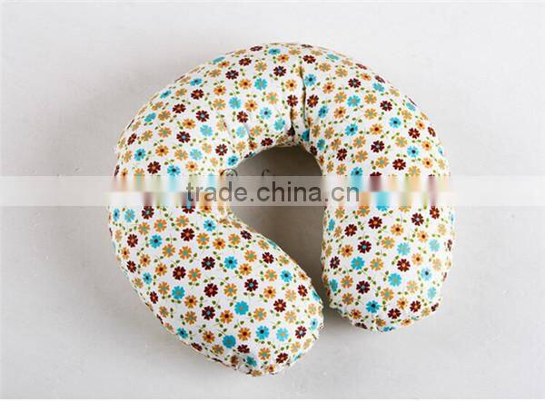 hot sell fashion 100% cotton u shape pillow / neck pillow/neck pillow case