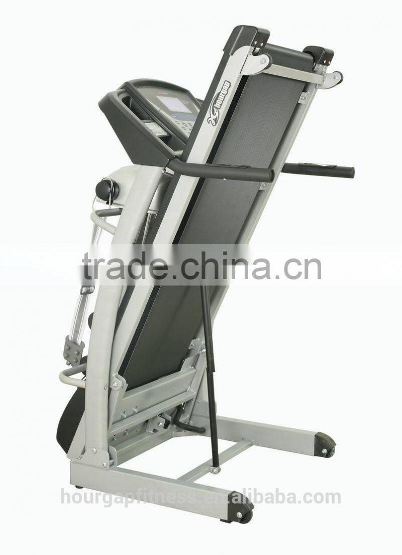 multi-function motorized treadmill,42CM belt/Hourgap fitness