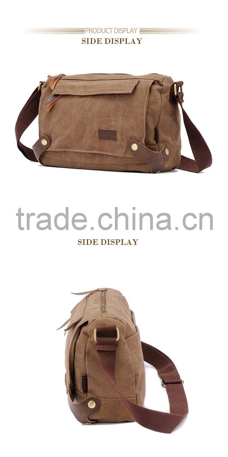 2015 Best Selling Sports Canvas Crossbody Bags Men of Outdoor Messenger Bags with 4 colors