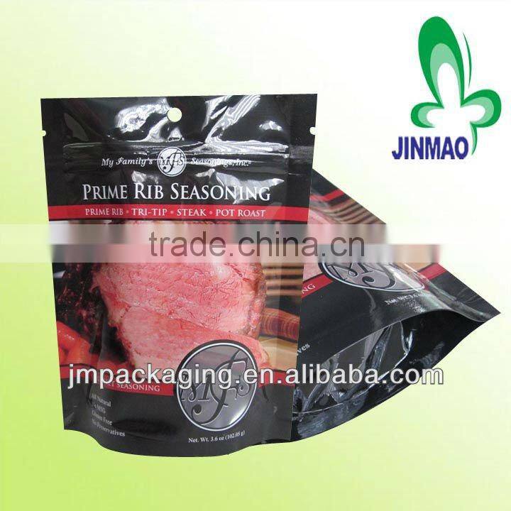 Color print stand up with zipper bag/biodegradable stand up bag with zipper/clear stand up zipper bags