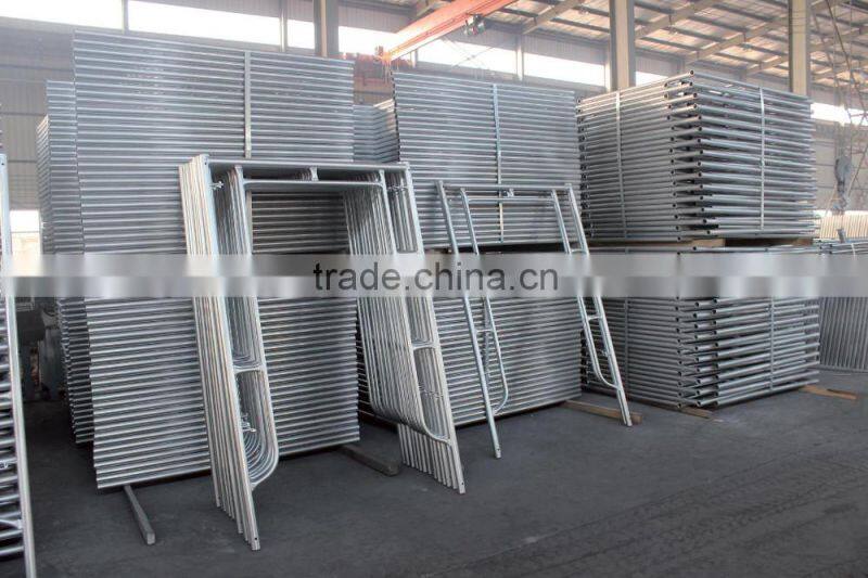 Hot dip galvanized A/H frame scaffolding