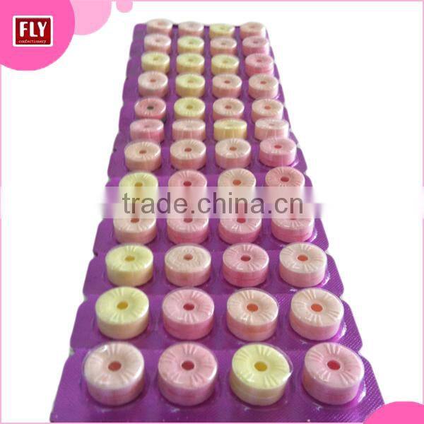 Colorful Fruit Flavour Whistle Compressed Candy