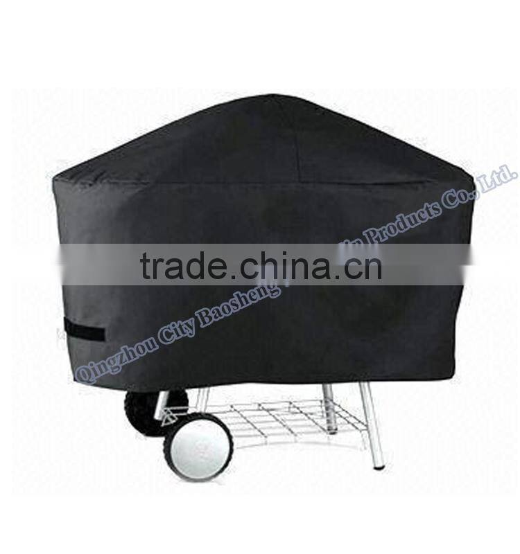 round green dustproof corrosion resistance and easily cleaned BBQ Cover,dry clean plastic covers