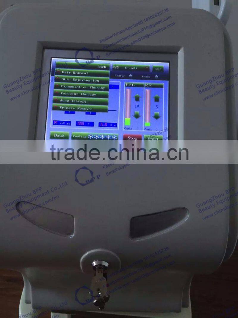 Portable 3 In 1 no bleeding shr ipl hair removal machine for pain free