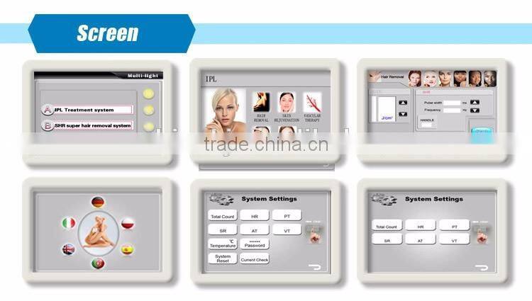 Imported lamp 3000w 1-10hz IPL SHR super hair removal dobcare lazer ipl