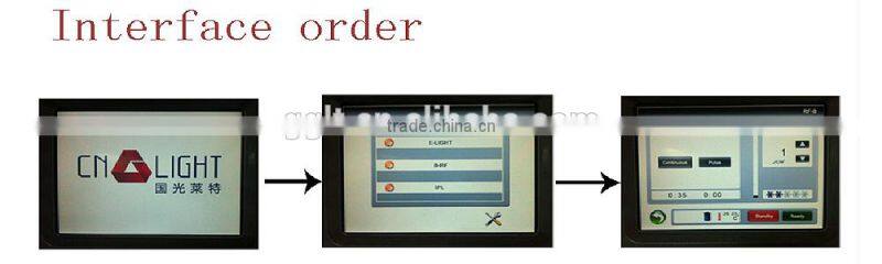 2015 vertical shr elight rf hair and spider veins tattoo removal equipments