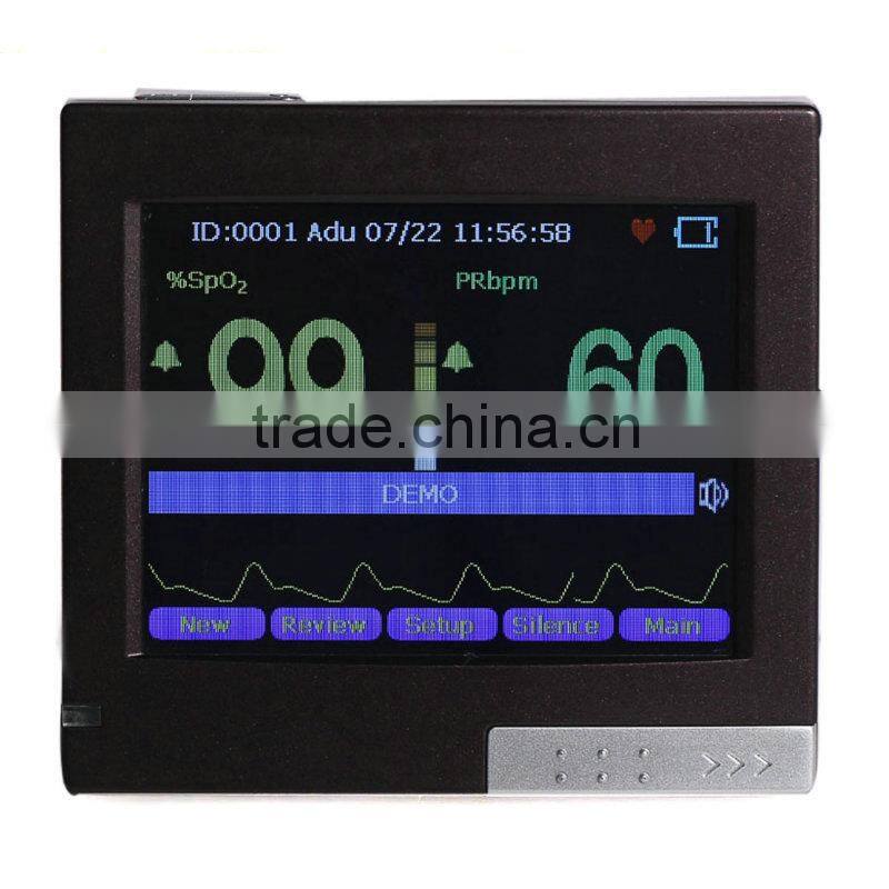 Touch Screen Color TFT Handheld Pulse Oximeter with Free Software - Spo2 Monitor Pulse oximeter(PM-60A)-Shelly