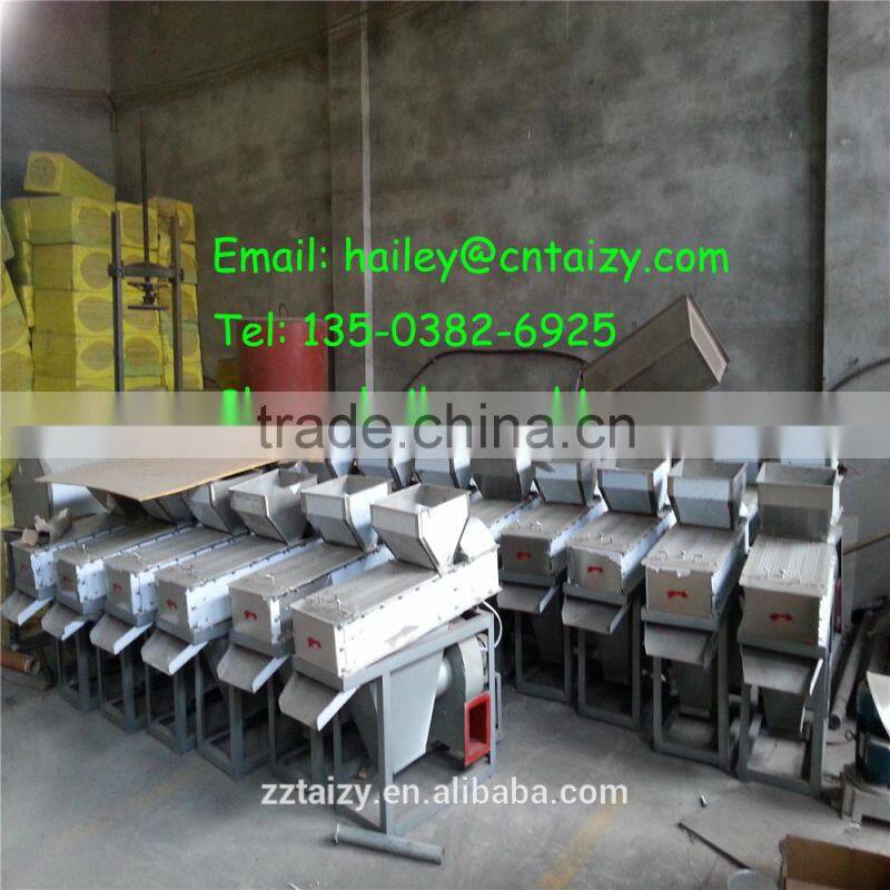 Taizy roasted peanut red skin peeling machine /dry peanut skin peeling machine