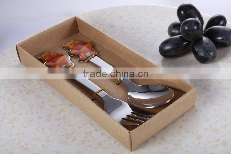 Personalized baby Fork And Spoon Travel Cutlery Set