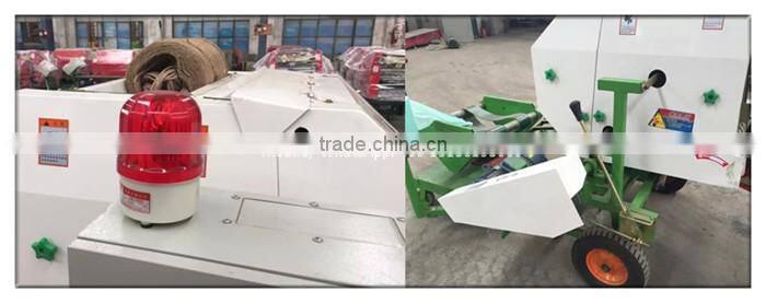 Factory supply automatic mini round grass hay baler machine for sale