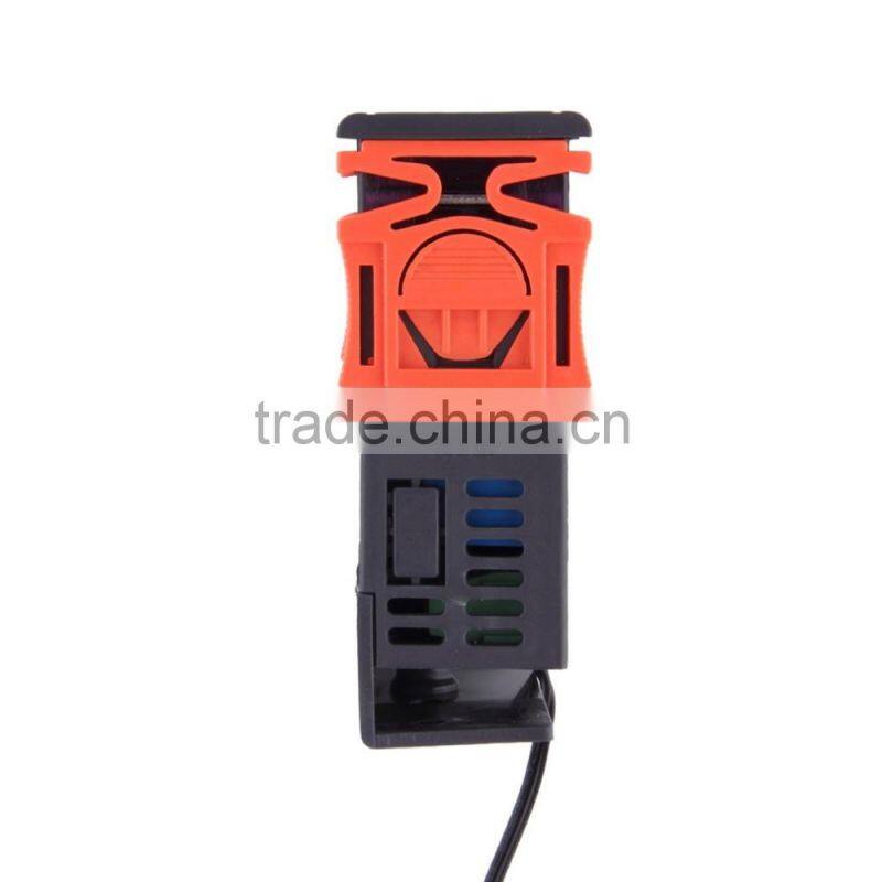 STC-1000 Two Relay Output AC DC 12V/10A Digital Temperature Controller Thermostat Cooling and Heating with 1m NTC sensor
