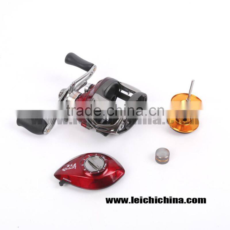 Magnetic & Centrifugal Dual brake system baitcasting reels