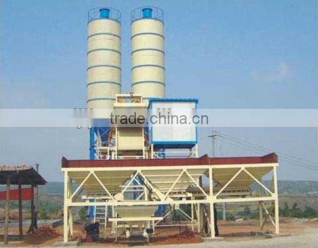 China made 50m3/h stationary HZS50 concrete mixing plant for sale with good quality