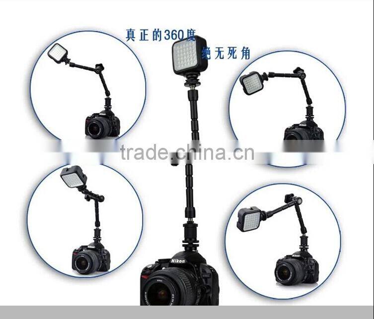Friction Articulating Magic Arm 1/4" Hot Shoe Connector for Camera LCD Monitor LED Light
