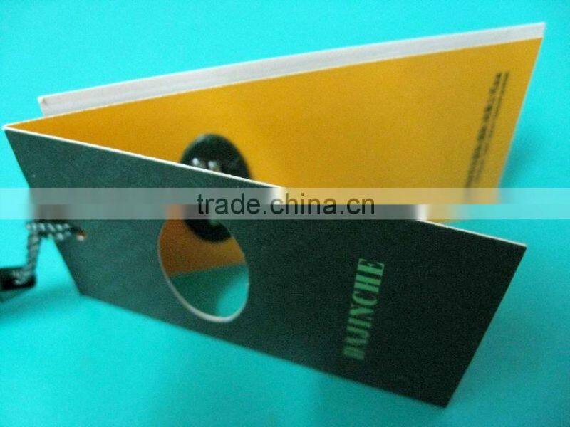 fashion paper hang tag for garment