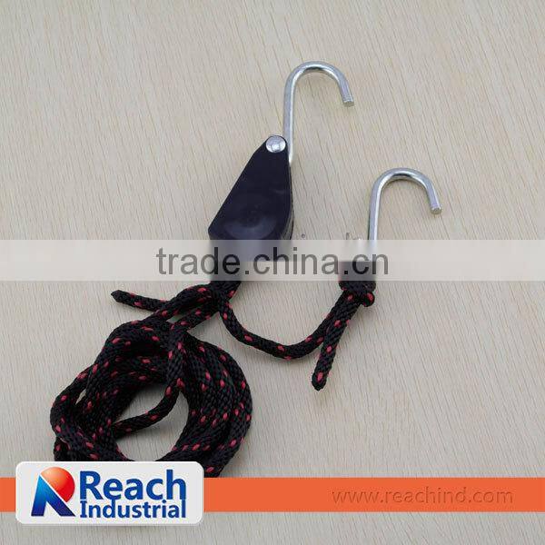 1/4" Rope Ratchet Lock with Metal Wheel