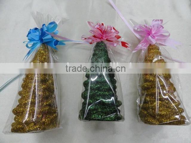 Christmas tree shaped candle