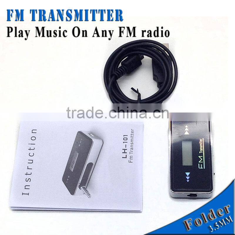 2014 Folder smart phone fm transmitter instructions mobile phone player fm transmitter for galaxy s4 HTC SONY Iphone 4 4s 5