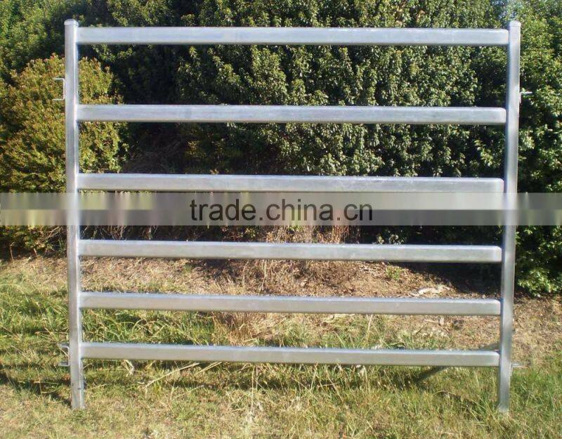 Hot Dipped Galvanized Cattle Yard Steel Panels For Cattle Fence System