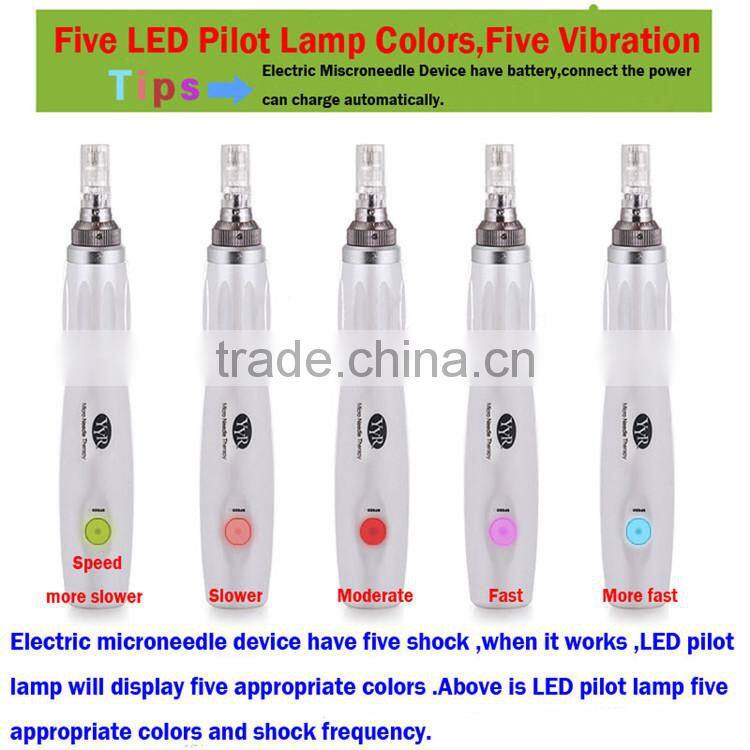 2017 White auto microneedle therapy system auto meso microneedle pen