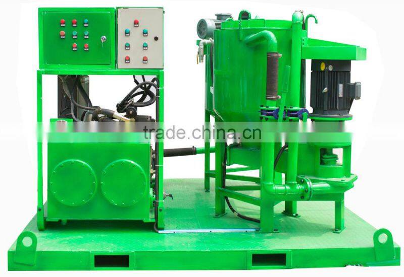 Siemens electric motor driven high efficiency grout station plant