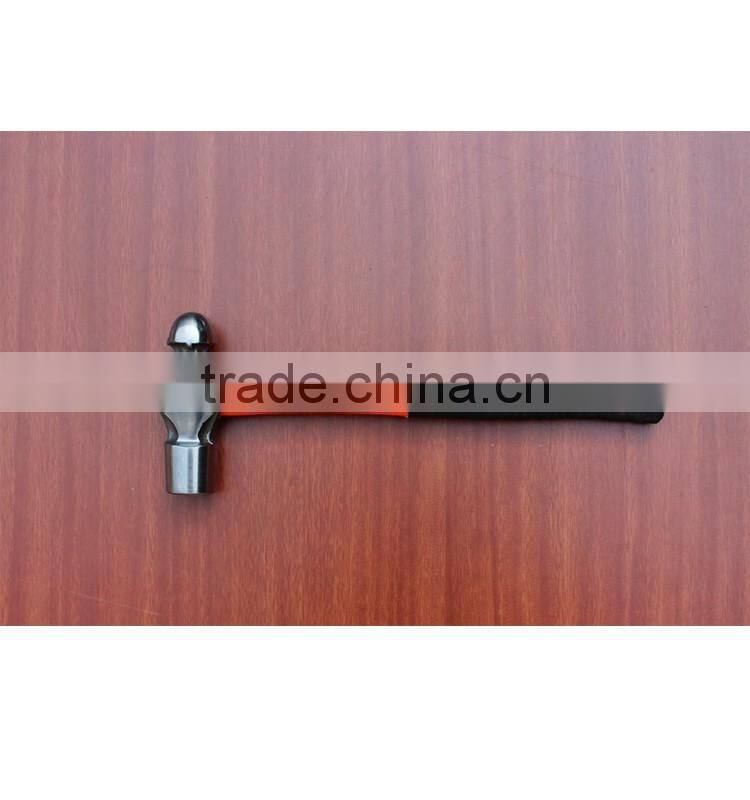 Ball peen hammer with wooden handle