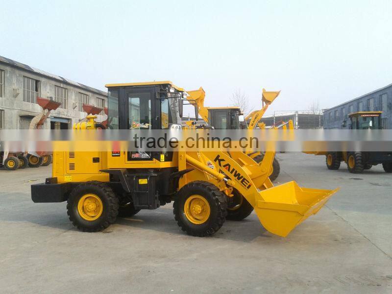 Chinese compact wood grapple wheel loader ZL16 with